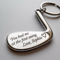 You Had Me at the First Swing – Personalized Golf Keychain Gift